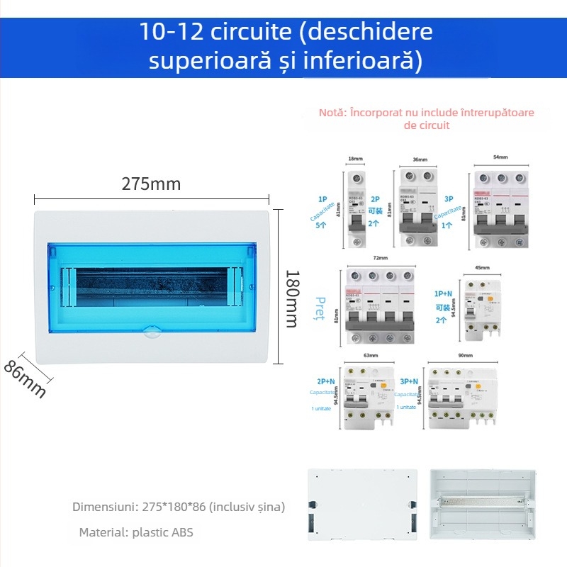 Cutie exterioară pentru întrerupător de circuit – brand Zwkt/zhongwei; RoHS; CE
