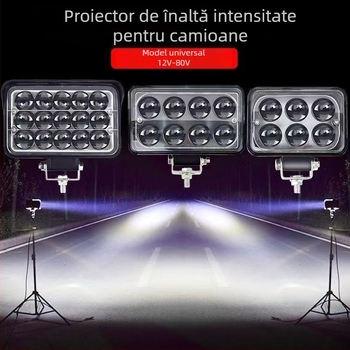 Proiector LED pentru camion 12–24V, lumină anti ceață, Model 1, Compatibil cu 1 model — Tianzhiba