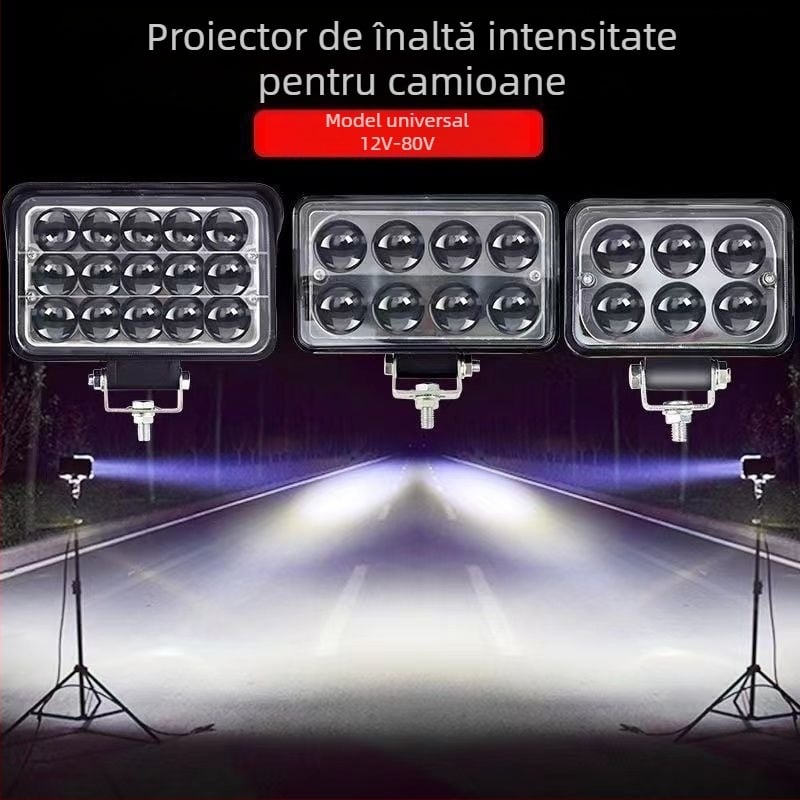 Proiector LED pentru camion 12–24V, lumină anti ceață, Model 1, Compatibil cu 1 model — Tianzhiba