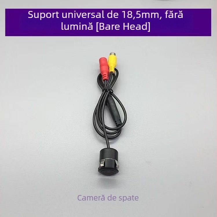 Camera pentru montaj în vehicul, vedere spre spate, infraroșu pentru noapte, senzor CCD, impermeabilă, alimentare 12V