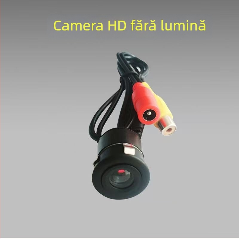 Camera pentru montaj în vehicul, vedere spre spate, infraroșu pentru noapte, senzor CCD, impermeabilă, alimentare 12V
