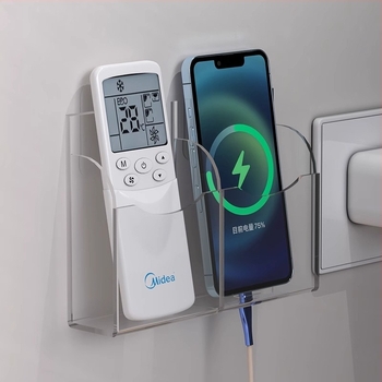 Cutie de depozitare pe perete din ABS pentru telecomenzi și telefoane — stil modern minimalist, depozitare și organizare, personalizare disponibilă