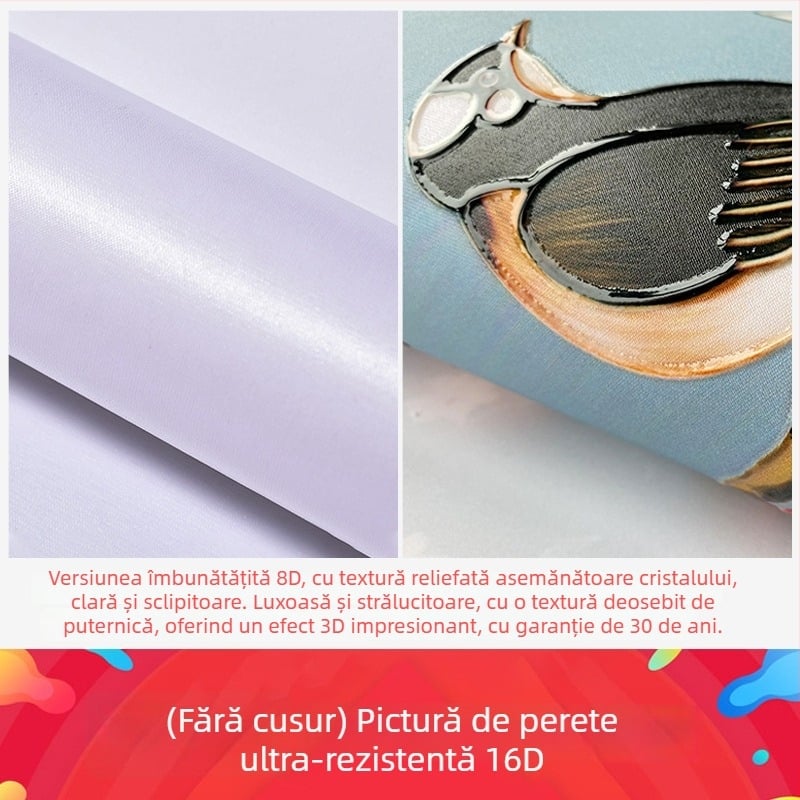 Acoperire de perete în stil franțuzesc cu cerb din pădure, mural arcuit, fibre sintetice, compoziție în 3 straturi