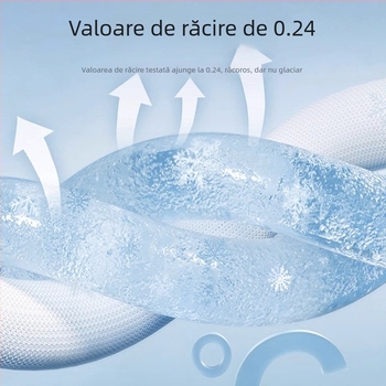 Bepeps Mat de răcire pentru bebeluși – fibre naturale de eucalipt + poliester, pentru 1–2 ani, mat pentru pătuț