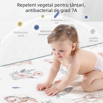 Bepeps Mat de răcire pentru bebeluși – fibre naturale de eucalipt + poliester, pentru 1–2 ani, mat pentru pătuț