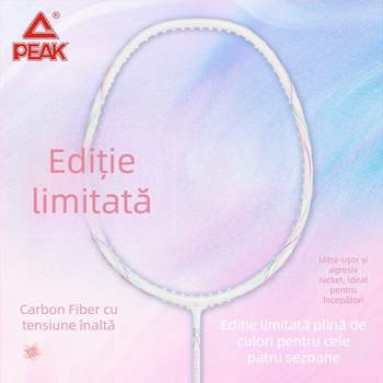 Rachetă de badminton cu cadru din fibră de carbon (greutate 85-89 g; mâner G5; lovitură directă; duritate a axului moderată)