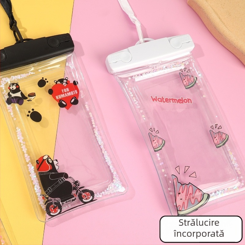 Husă PVC impermeabilă pentru telefon, compatibilă cu dispozitive până la 7,2 inci, imprimare siglă, personalizare (PVC • impermeabil • până la 7,2 inci • imprimare siglă • personalizare)