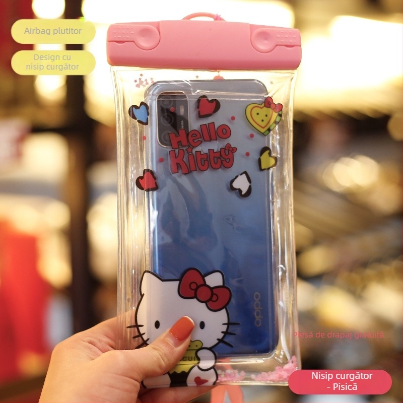 Husă PVC impermeabilă pentru telefon, compatibilă cu dispozitive până la 7,2 inci, imprimare siglă, personalizare (PVC • impermeabil • până la 7,2 inci • imprimare siglă • personalizare)