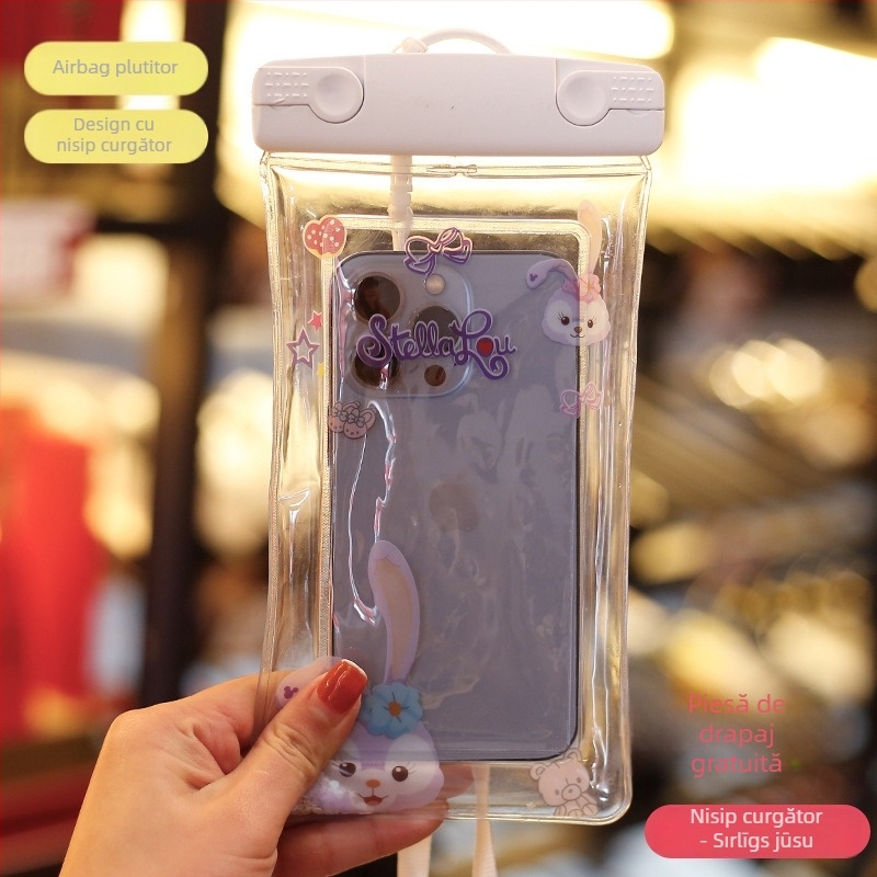 Husă PVC impermeabilă pentru telefon, compatibilă cu dispozitive până la 7,2 inci, imprimare siglă, personalizare (PVC • impermeabil • până la 7,2 inci • imprimare siglă • personalizare)