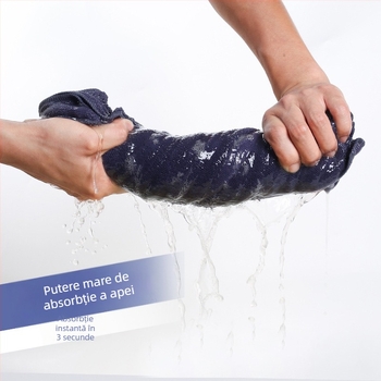 Prosop de sport din microfibră pentru fitness – uscare rapidă, absorbție înaltă, 400 g, fire îmbinate