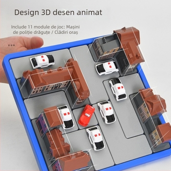 Joc de masă din plastic cu cărți pentru copii 4–6 ani, interacțiune părinte-copil, dezvoltare a gândirii și coordonare mână-ochi