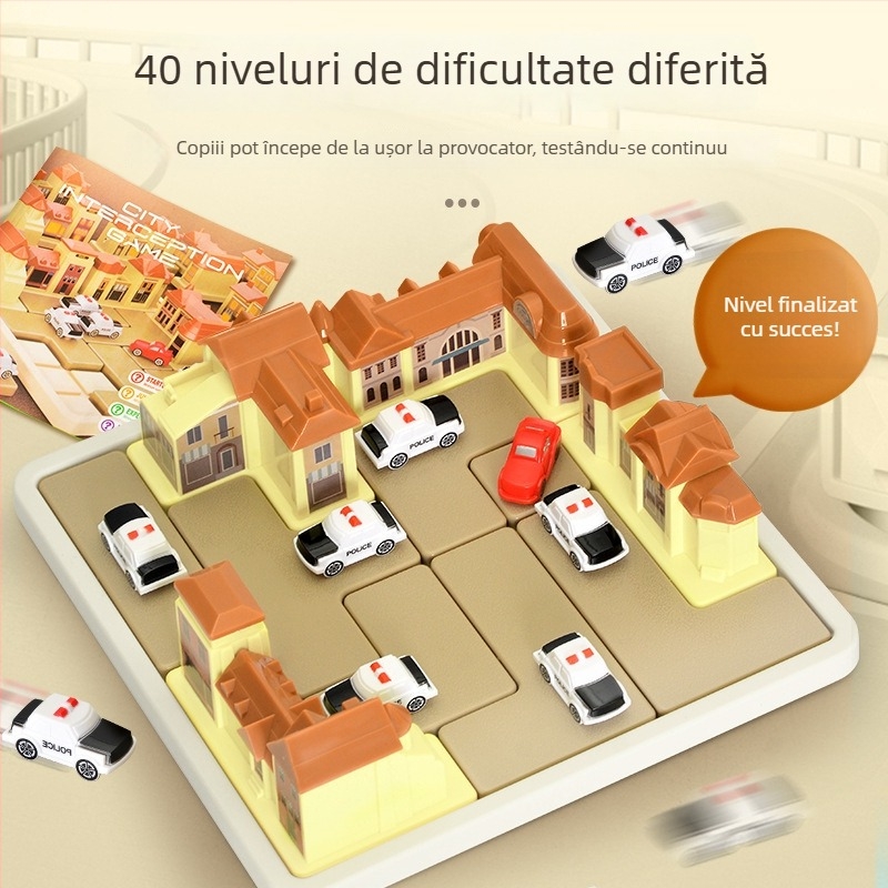 Joc de masă din plastic cu cărți pentru copii 4–6 ani, interacțiune părinte-copil, dezvoltare a gândirii și coordonare mână-ochi