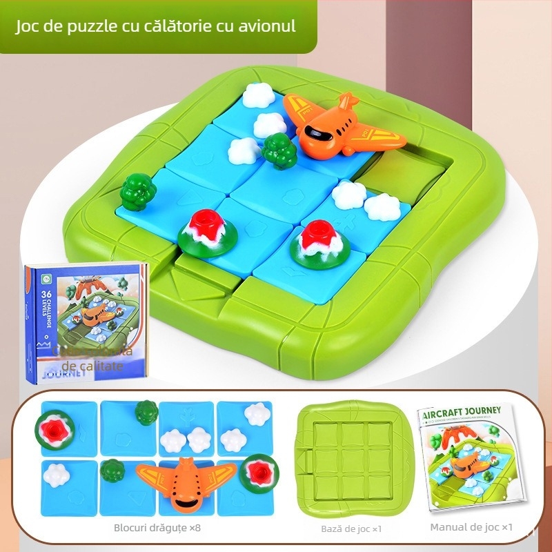 Joc de masă din plastic cu cărți pentru copii 4–6 ani, interacțiune părinte-copil, dezvoltare a gândirii și coordonare mână-ochi