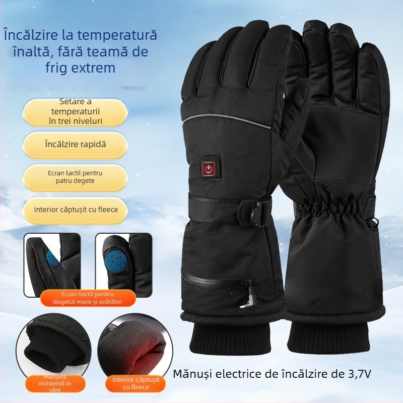 Pomelo mănuși de ciclism din nailon, groase, pentru adulți, unisex