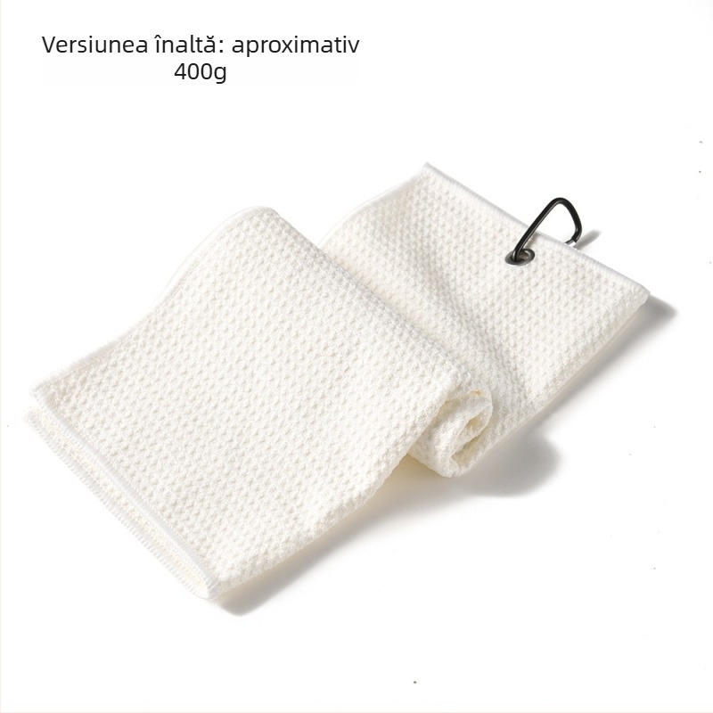 Prosop de golf din microfibră cu carabinieră, logo brodat și imprimat, prosop sport pentru golf, personalizabil