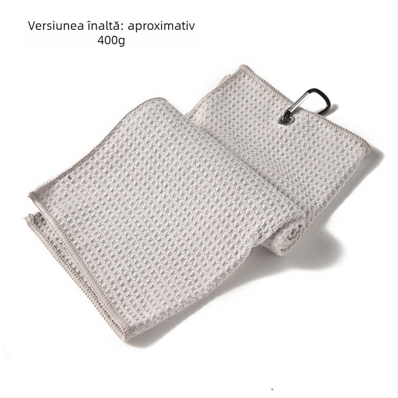 Prosop de golf din microfibră cu carabinieră, logo brodat și imprimat, prosop sport pentru golf, personalizabil