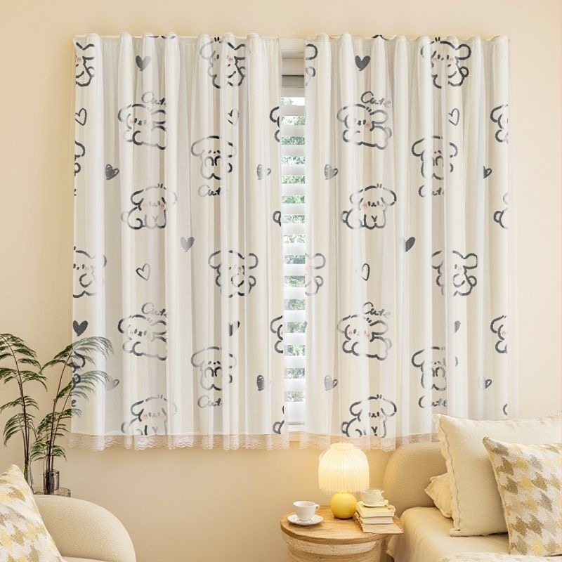 Perdea de ușă din țesătură pentru dulapuri — material textil, tip perdea din țesătură, stil modern minimalist, imprimeu peisaj