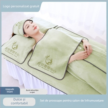 Set prosoape salon de înfrumusețare | microfibră, fibre fine; fără scame, anti-piling; greutate 301-350 g; versiune NET