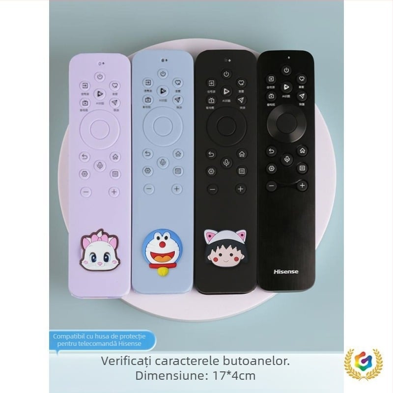 Carcasă de protecție pentru telecomandă Hisense CRF3B61 — silicon, stil simplu și modern; Specificații: Material: silicon; Compoziția principală a țesăturii: bumbac; Categoria: husă pentru telecomandă