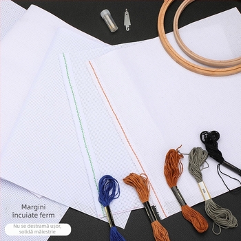 Pânză pentru broderie în cruce 11ct din in, stil simplu