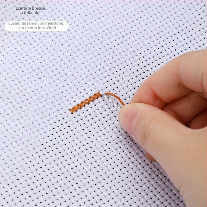 Pânză pentru broderie în cruce 11ct din in, stil simplu