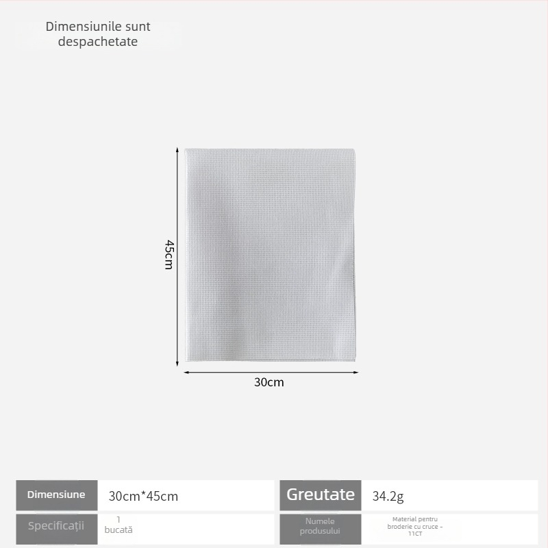 Pânză pentru broderie în cruce 11ct din in, stil simplu