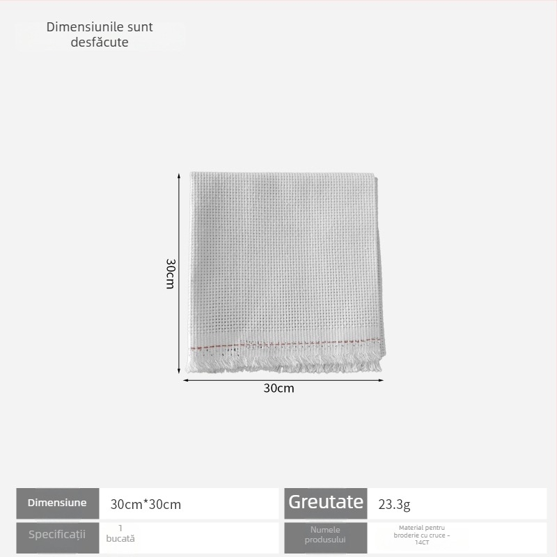 Pânză pentru broderie în cruce 11ct din in, stil simplu