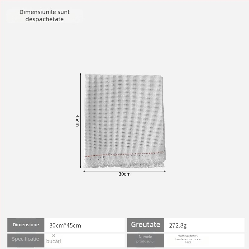 Pânză pentru broderie în cruce 11ct din in, stil simplu