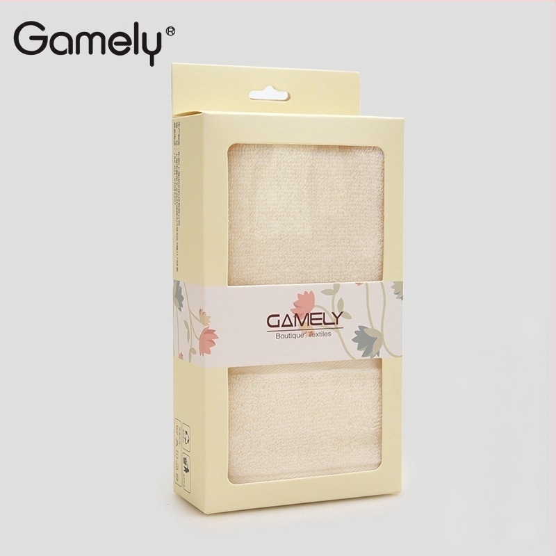 Prosop în cutie cadou, 90 g bumbac cu fibre lungi, țesătură simplă, fir pieptănat, logo personalizabil