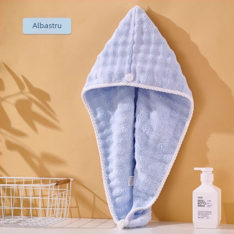 Căciulă de uscare a părului pentru copii, cu dublu strat, îngroșată, absorbție mare, uscare rapidă