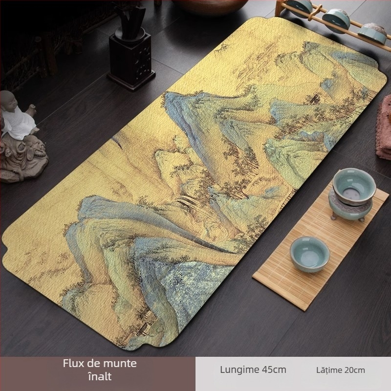 Prosop de ceai din suede, 500 g, absorbție 5-10 s, personalizare disponibilă, Grapefruit lattice marcă