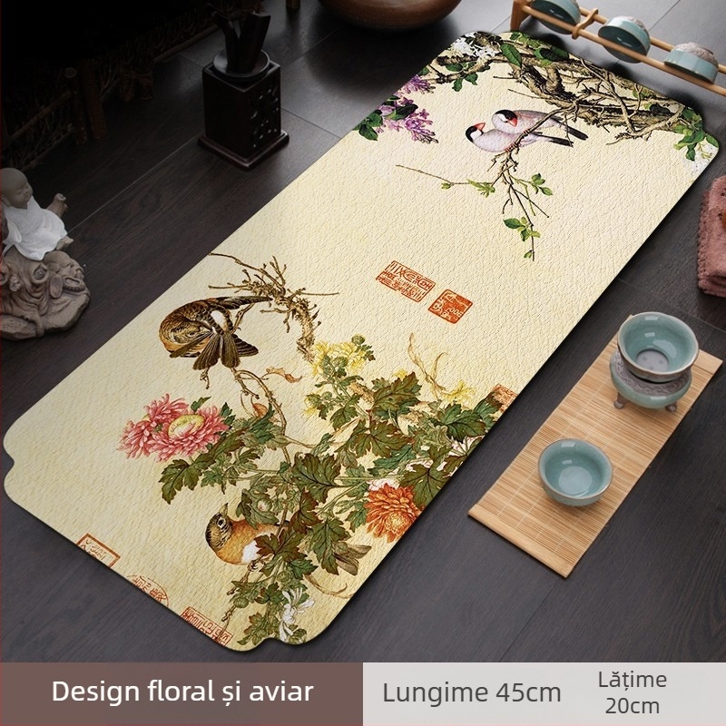 Prosop de ceai din suede, 500 g, absorbție 5-10 s, personalizare disponibilă, Grapefruit lattice marcă