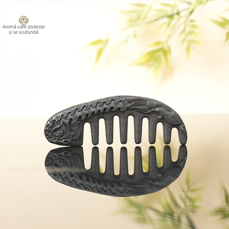 Pieptene cu plante Polygonum multiflorum, Unisex, realizat manual cu proces semi-manual și semi-mecanic, ambalaj individual