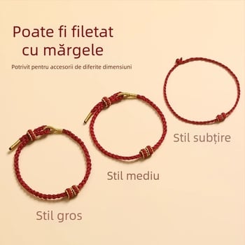 Brățară din șnur împletit, stil etnic, unisex, realizată manual, ambalaj individual, lansare în primăvara 2024