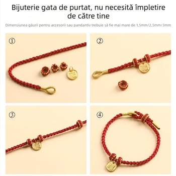 Brățară din șnur împletit, stil etnic, unisex, realizată manual, ambalaj individual, lansare în primăvara 2024