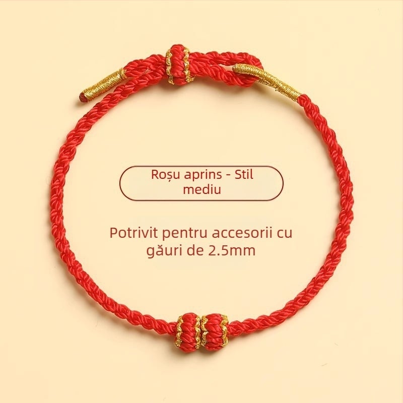 Brățară din șnur împletit, stil etnic, unisex, realizată manual, ambalaj individual, lansare în primăvara 2024