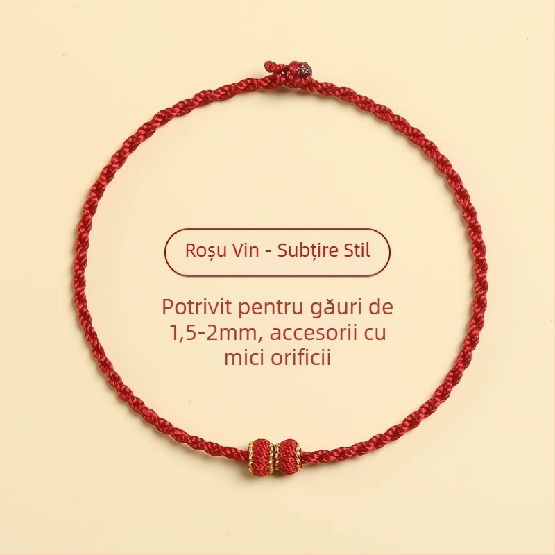 Brățară din șnur împletit, stil etnic, unisex, realizată manual, ambalaj individual, lansare în primăvara 2024