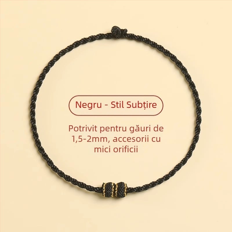 Brățară din șnur împletit, stil etnic, unisex, realizată manual, ambalaj individual, lansare în primăvara 2024