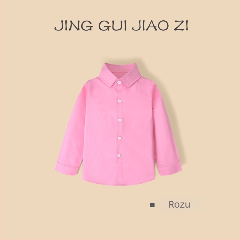 Cămașă pentru copii, băieți, cu mânecă lungă, din bumbac, dungată, guler tip lapel, 100% bumbac, țesătură moale, pentru primăvară și toamnă, vârsta 3–8 ani