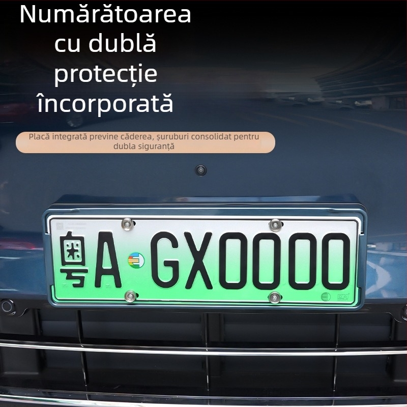 Rama plăcii Wenjie M8 (versiune îmbunătățită) – plastic, cadru cu margine integrala, compatibil cu 25 modele Wenjie M8