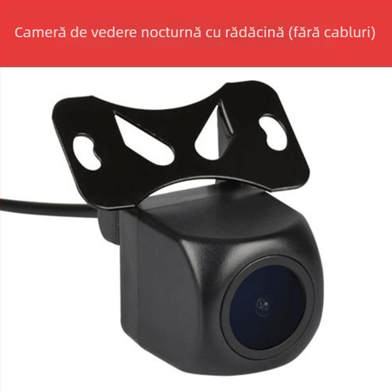 Cameră auto universală 12V, vedere nocturnă infraroșu, impermeabilă, monitorizare imagine la mers înapoi
