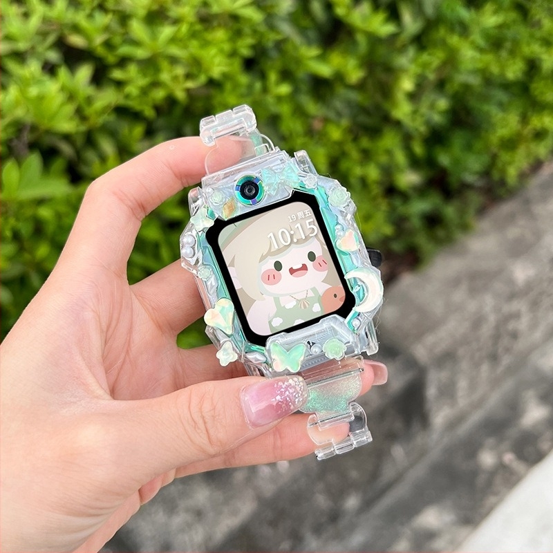 Carcasă protectoare DIY pentru curea ceas Little Genius, modele Z10/Z9/Z8 versiune pentru adolescenți Z7S, design desen animat