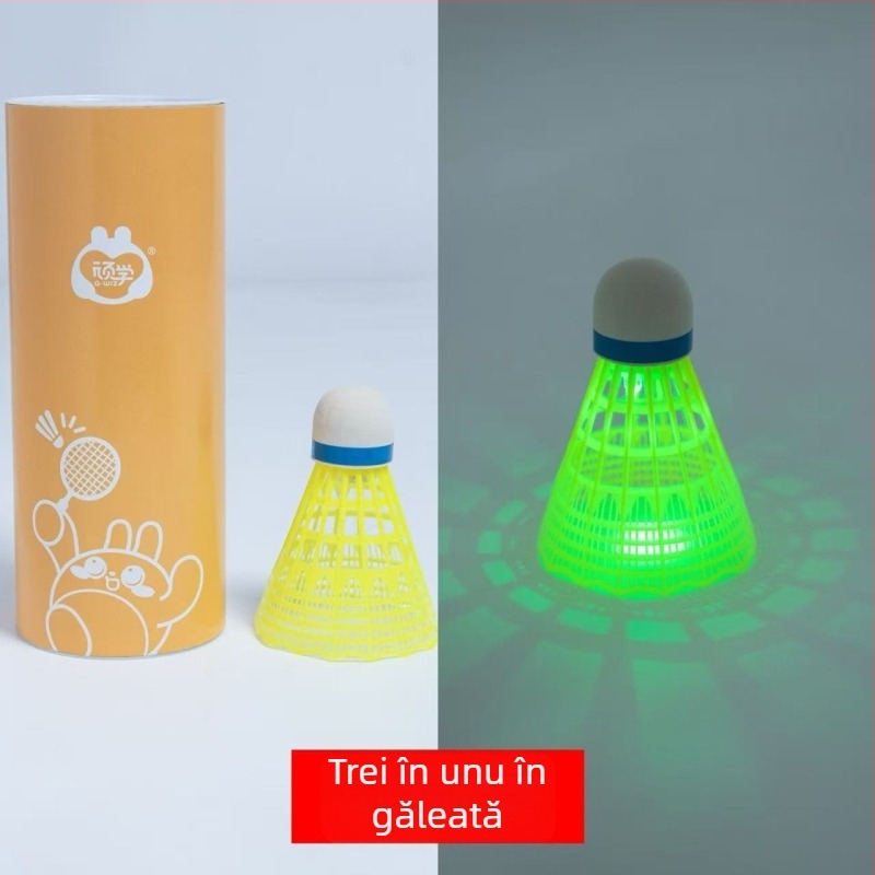 Set badminton pentru copii – ultra-ușor, 95–100 g; cadru din aliaj de fier; lovire directă; pentru copii; joc în aer liber