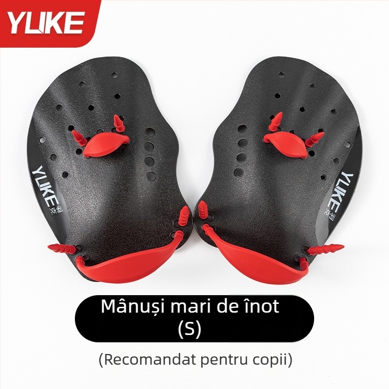 Feather ajutor de înot cu mână — PP silicon, mănuși/palete de înot, antrenament pentru adulți și copii