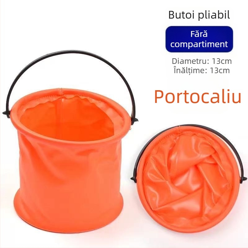 Găleată de pescuit pliabilă pentru copii – compactă, portabilă, din stofă Oxford (Material: Plastic; Origine: Continent; Categorie: Jucării peste 14 ani; Vârstă: 15–35)