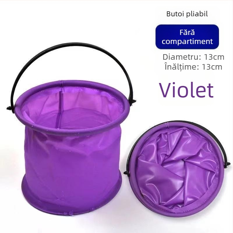 Găleată de pescuit pliabilă pentru copii – compactă, portabilă, din stofă Oxford (Material: Plastic; Origine: Continent; Categorie: Jucării peste 14 ani; Vârstă: 15–35)