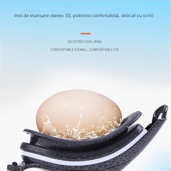 Ochelari de înot pentru copii, anti-ceată, lentile PC, impermeabili