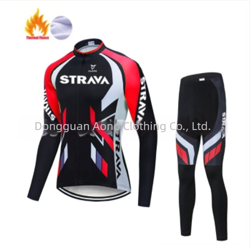 Pantaloni de ciclism cu bretele, căptuțiți cu fleece, calzi iarna, unisex