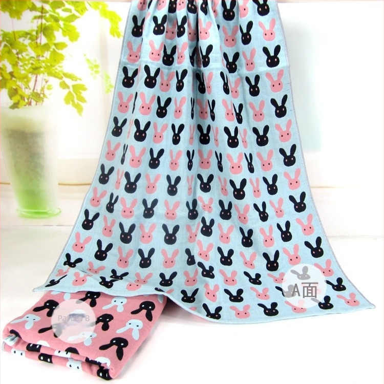 Prosop de baie Zihao YZ, tifon tristrat din bumbac, pentru adulți și copii, 320 g, 32 fire, Jacquard