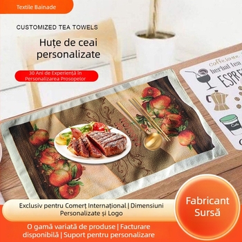 Prosop de bucătărie din microfibră, 210 g/m², imprimare cu logo disponibilă, personalizabilă